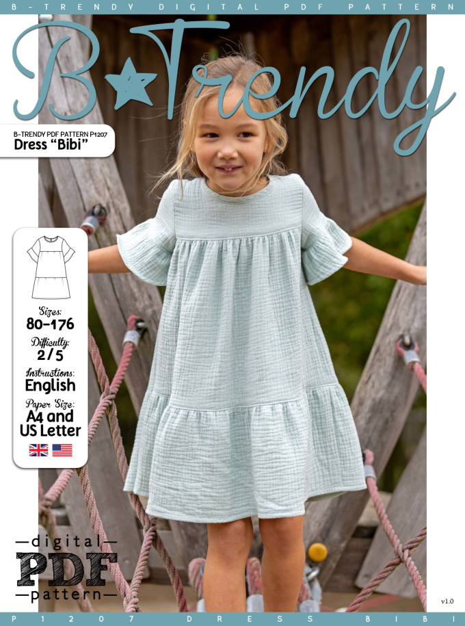 E-book B-Trendy P1207 Jurk Bibi Kids, Nederlands