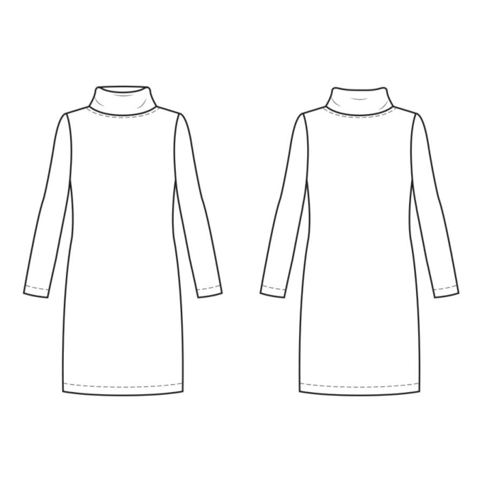 Patron robe enfant pdf Fleur P1218 B-Trendy, en français