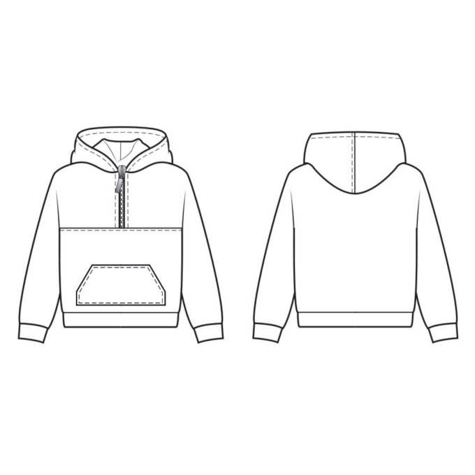 E-Book B-Trendy P1224 Hoodie Scott Kids