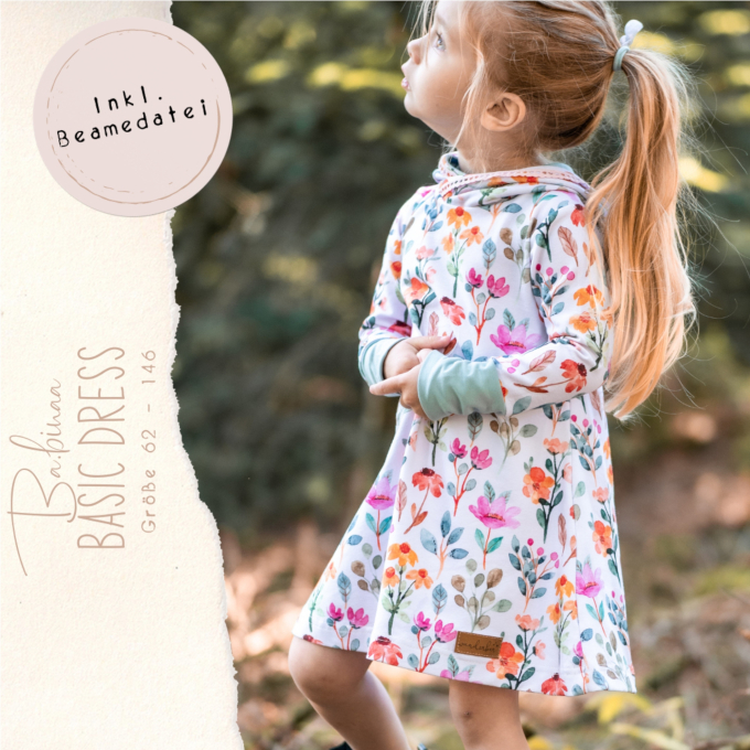 Patron robe à capuche enfant pdf Ba.binaa Patterns, en allemand