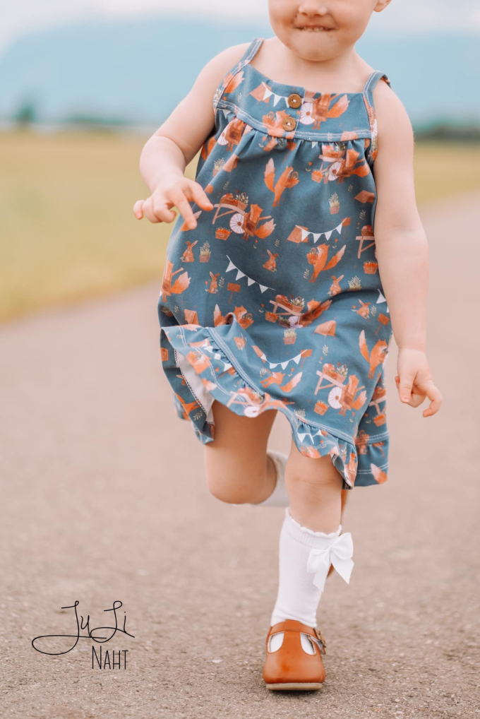 Patron robe enfant pdf Nashi Ba.binaa Patterns, en allemand