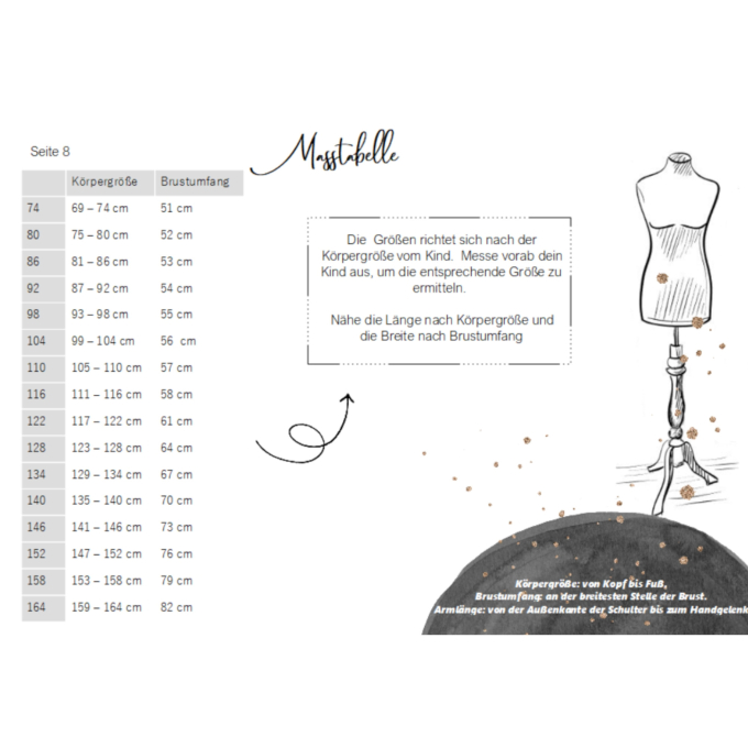 Patron top enfant pdf Mango Ba.binaa Patterns, en allemand