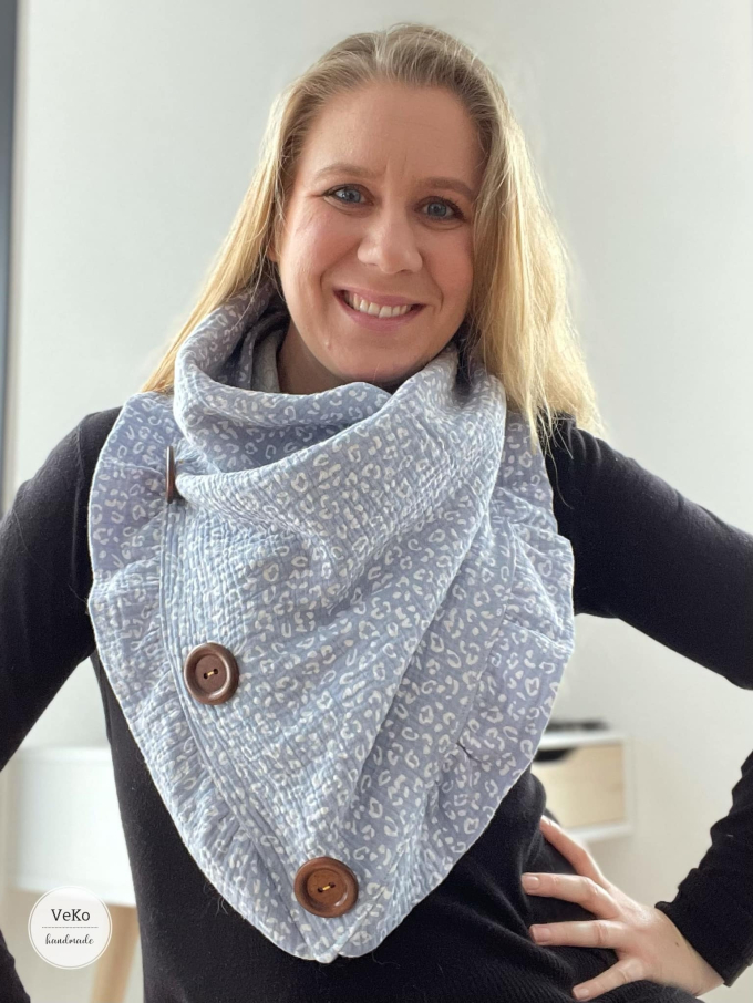 Patron écharpe fantaisie enfant pdf Oh my Scarf Ba.binaa Patterns, en allemand