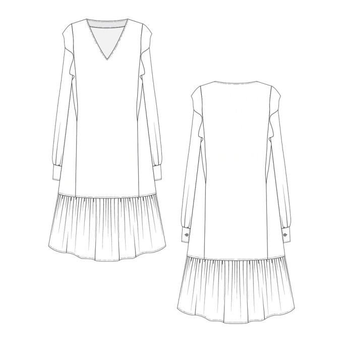 E-Book Bara Studio Kleid Lova Damen