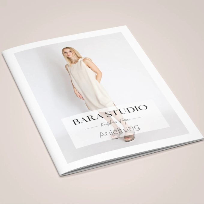Patron robe nouée femme pdf Freja Bara Studio, en allemand