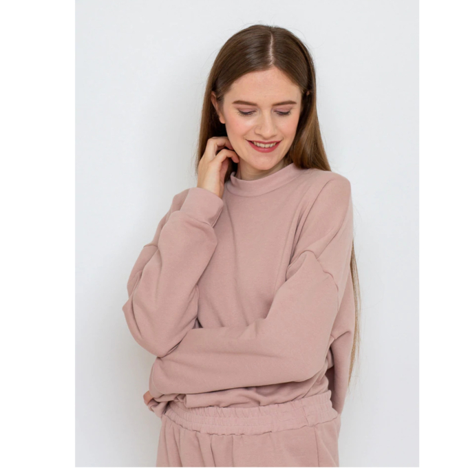 Patron sweat-shirt femme pdf Hanna Bara Studio, en allemand
