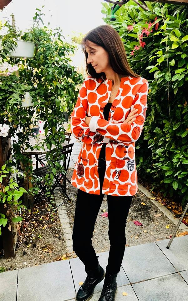 Patron cardigan femme pdf Mira femme Berlinerie, en allemand