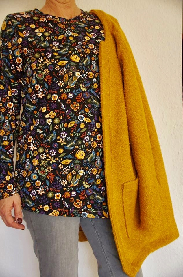 Patron cardigan femme pdf Mira femme Berlinerie, en allemand