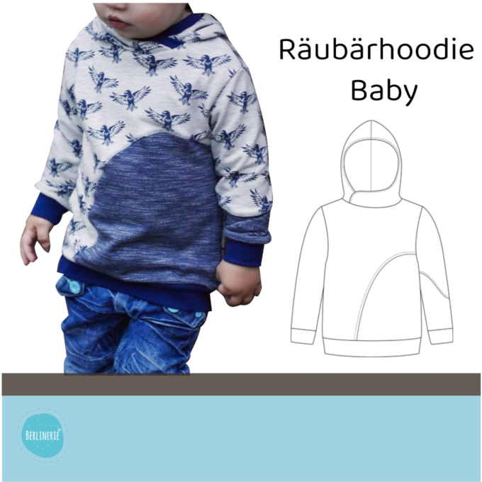E-Book Berlinerie Räubärhoodie Baby