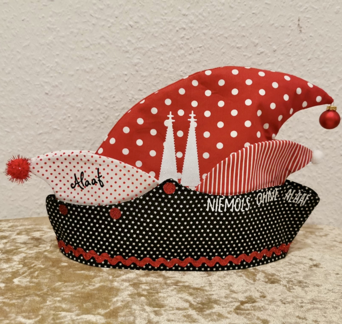 Patron chapeau de carnaval pdf CoelnerLiebe, en allemand