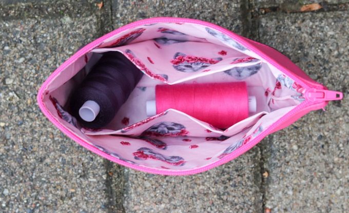 Patron trousse pour cosmétiques / trousse de toilette pdf AndiamoBag CreaResa, en allemand
