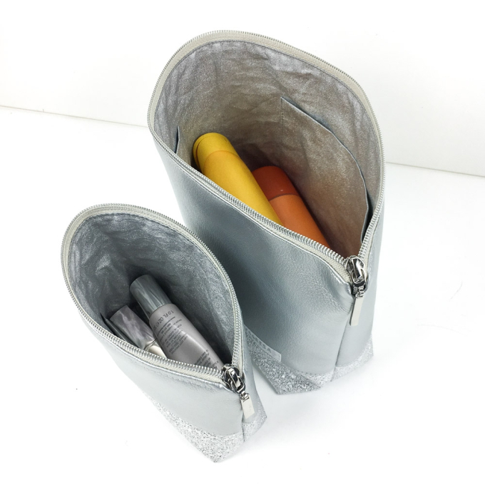 Patron trousse pour cosmétiques / trousse de toilette pdf AndiamoBag CreaResa, en allemand