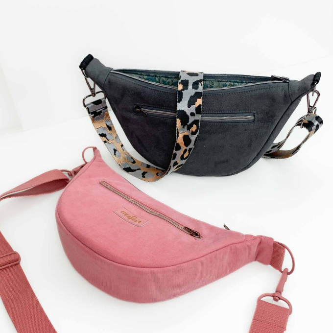 E-book CreaResa Schultertasche Moon Bag Kombipaket alle Größen, Duits