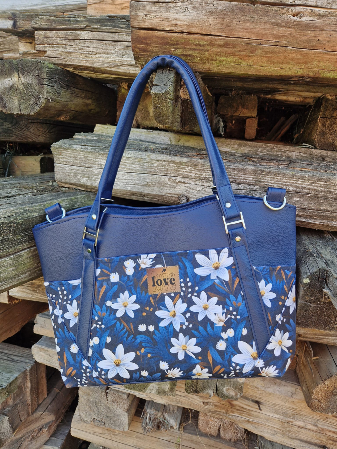 Patron sac à main pdf Lorena Cutting Corners Design, en allemand