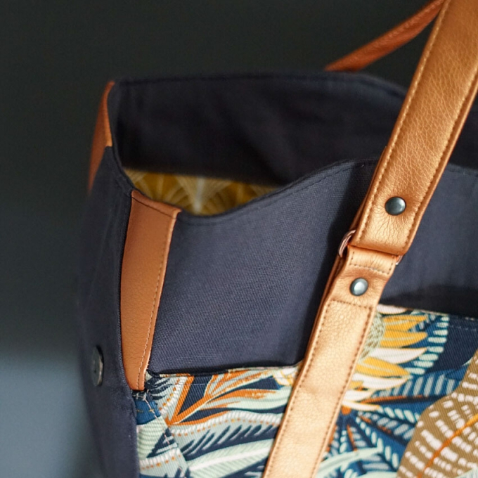Patron sac à main pdf Lorena Cutting Corners Design, en allemand