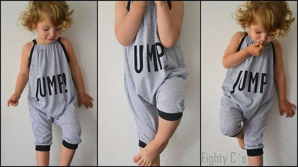 Patron robe / combinaison enfant pdf Floret Din.Din Handmade, en allemand
