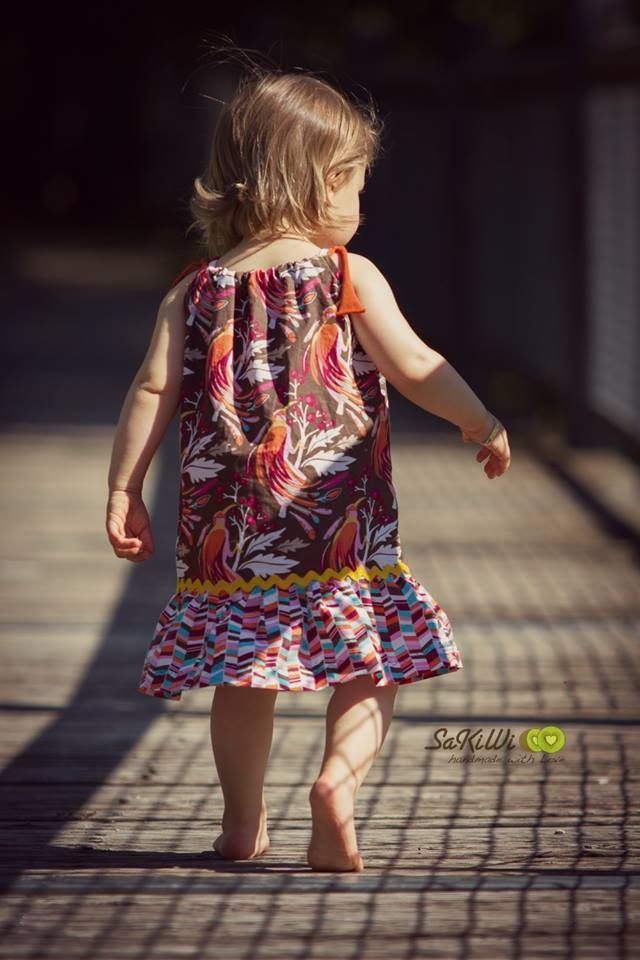 Patron robe / combinaison enfant pdf Floret Din.Din Handmade, en allemand