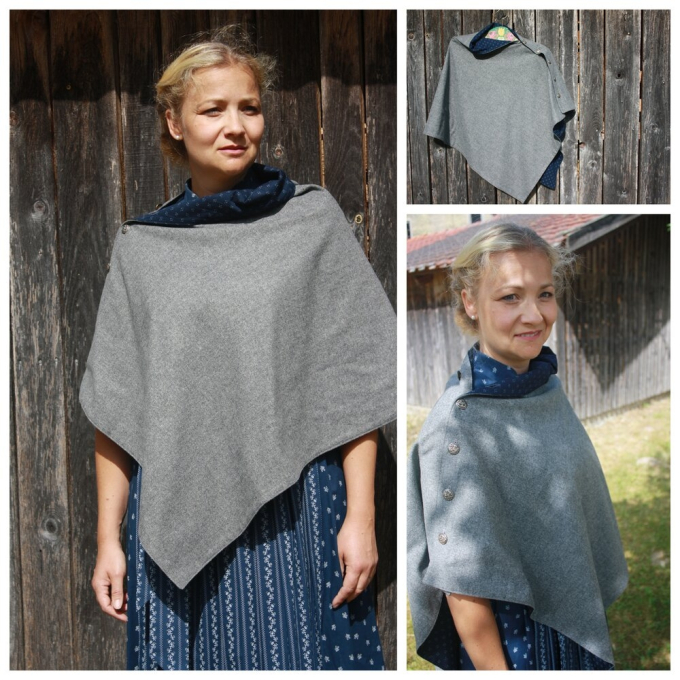 E-book Dirndl Schnitte Om drüber Tücher und Capes, Duits