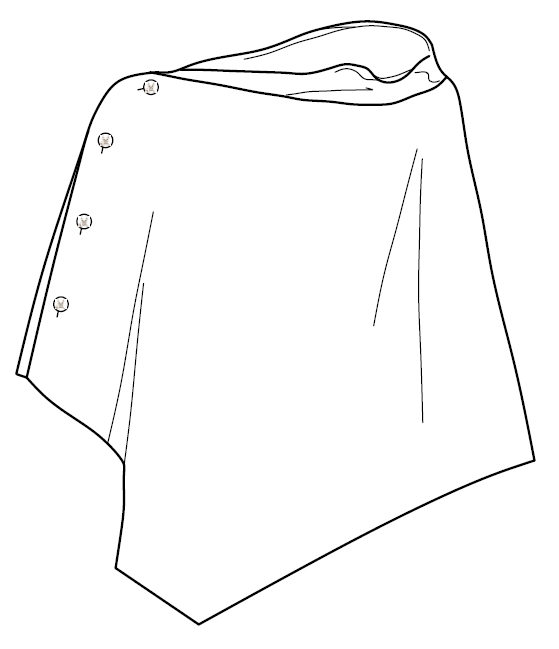 E-book Dirndl Schnitte Om drüber Tücher und Capes, Duits