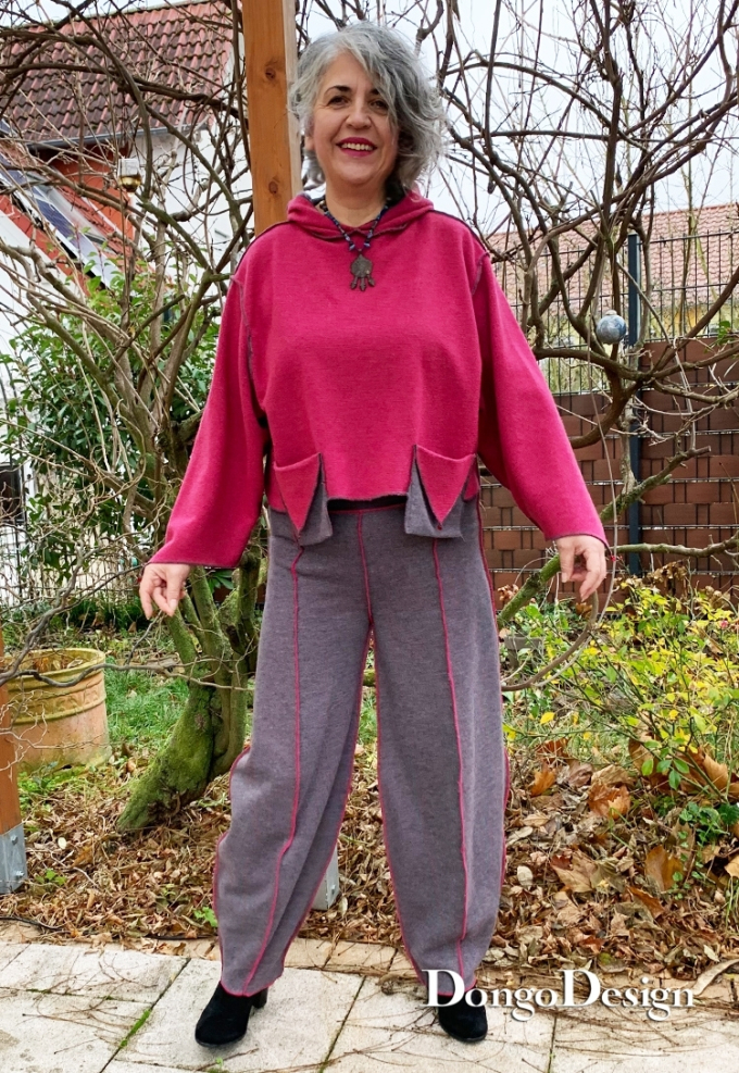 Patron pantalon femme pdf Serafina DongoDesign, en allemand