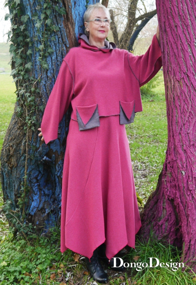 Patron shirt/sweatshirt femme pdf Juist DongoDesign, en allemand et anglais