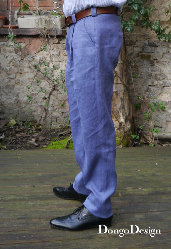 Patron pantalon homme pdf DongoDesign, en allemand