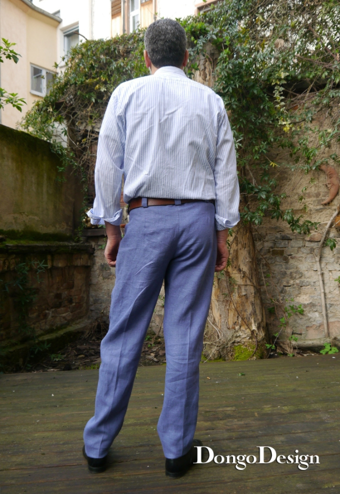 Patron pantalon homme pdf DongoDesign, en allemand