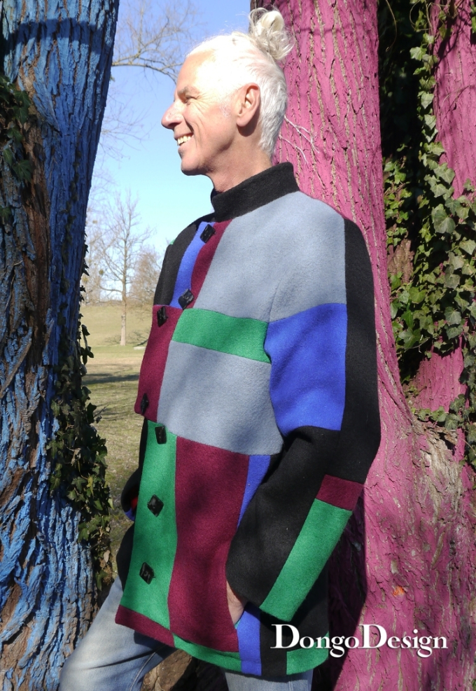 E-book DongoDesign Herren Walkjacke Piet, Duits