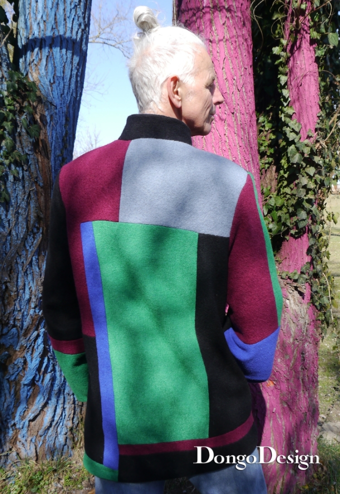 E-book DongoDesign Herren Walkjacke Piet, Duits