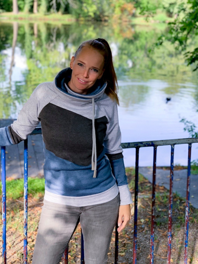 Patron Supplément pour sweat-shirt femme pdf Julieta drei eM's, en allemand