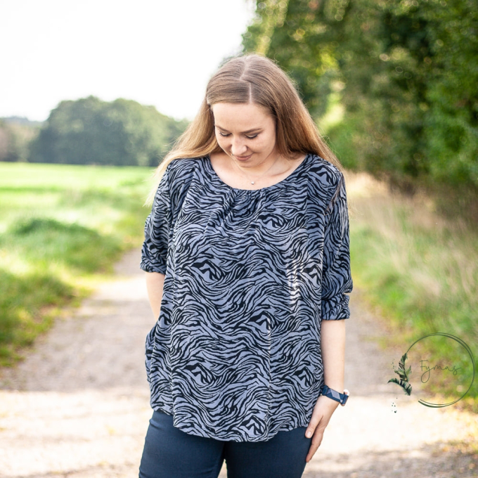 Patron blouse / robe femme pdf Avellino drei eM's, en allemand