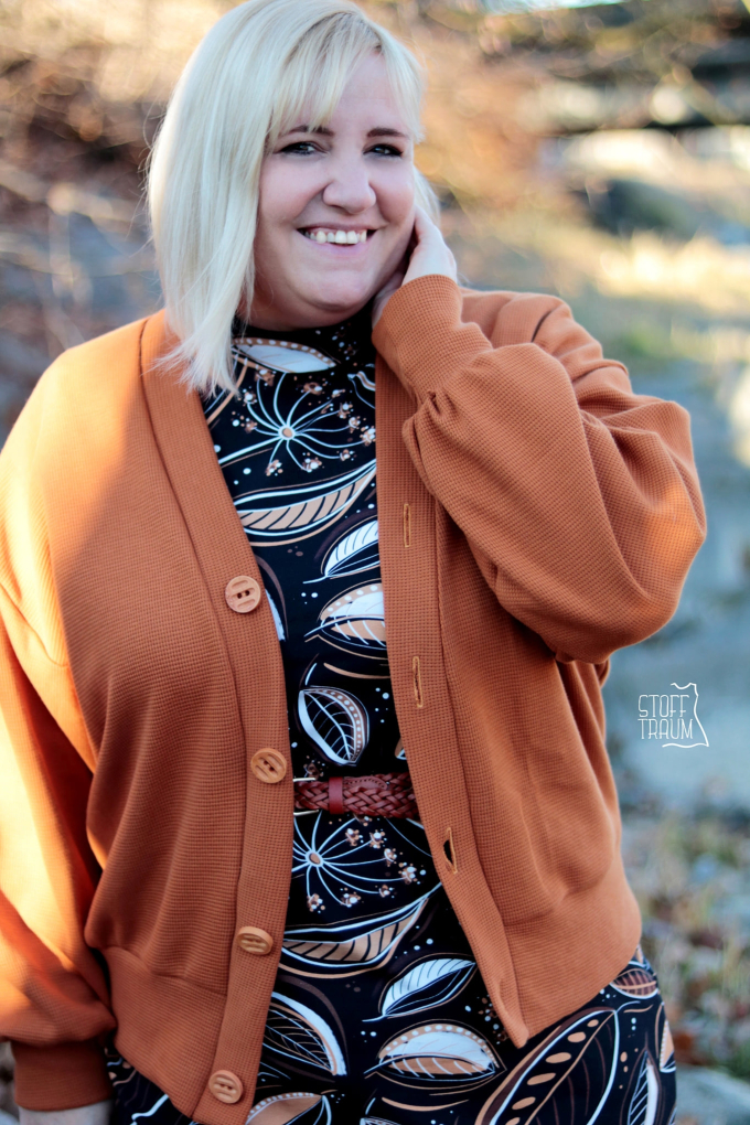 Patron cardigan femme pdf Obereggen drei eM's, en allemand