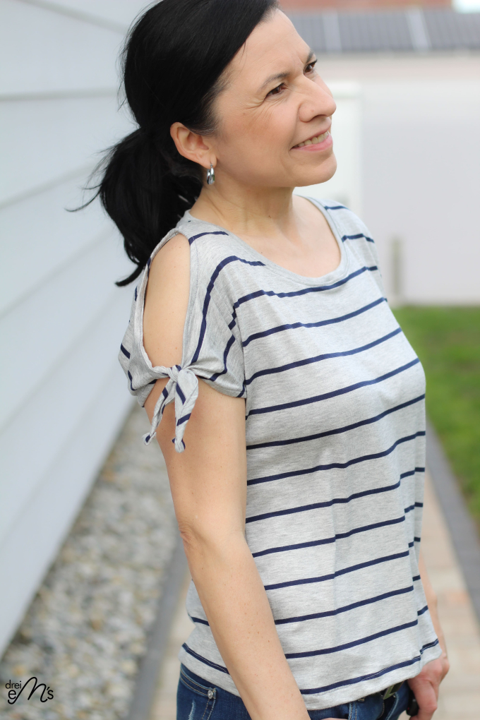 E-book drei eM's Damen Knotenshirt ASCHAU, Duits