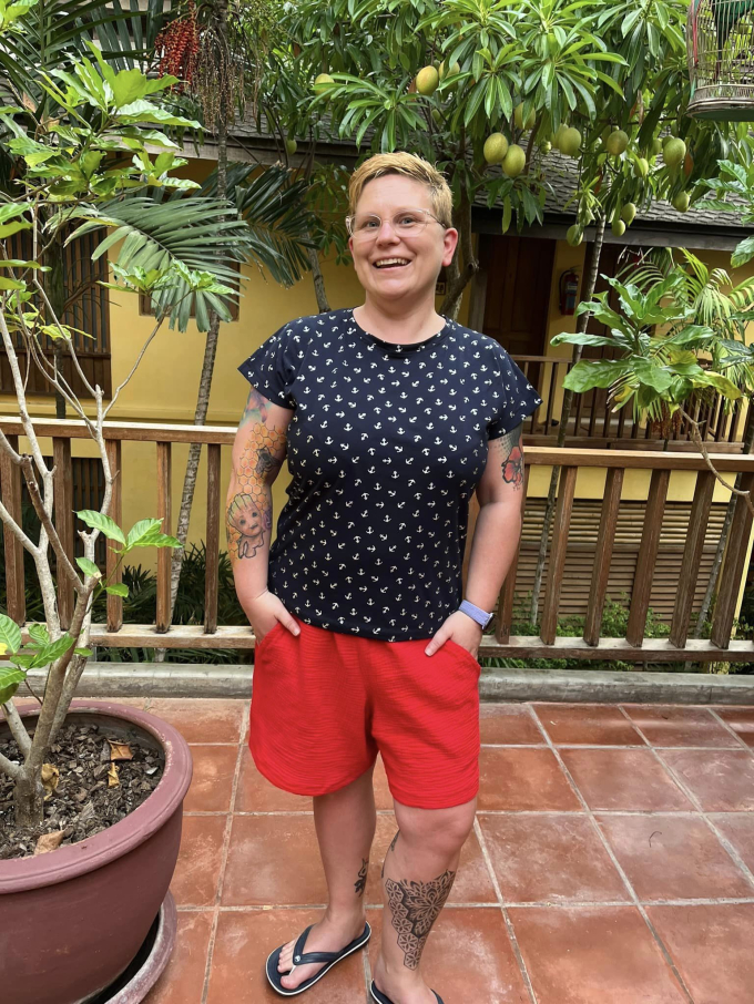 E-book drei eM's Dames Shorts Naila, Duits
