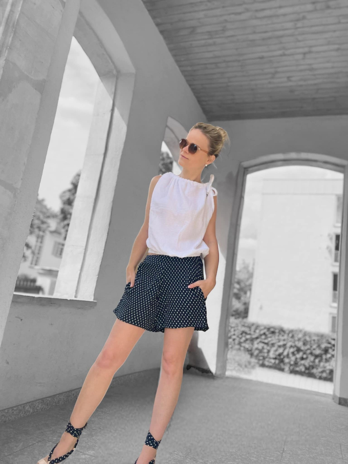 E-book drei eM's Dames Shorts Naila, Duits