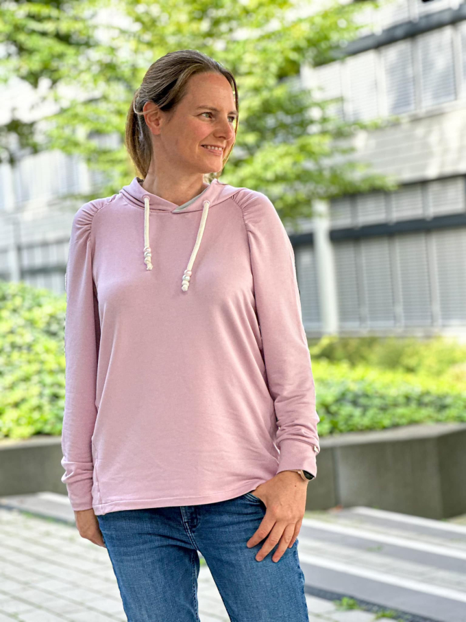 E-book drei eM's Damenhoodie EBERN, Duits