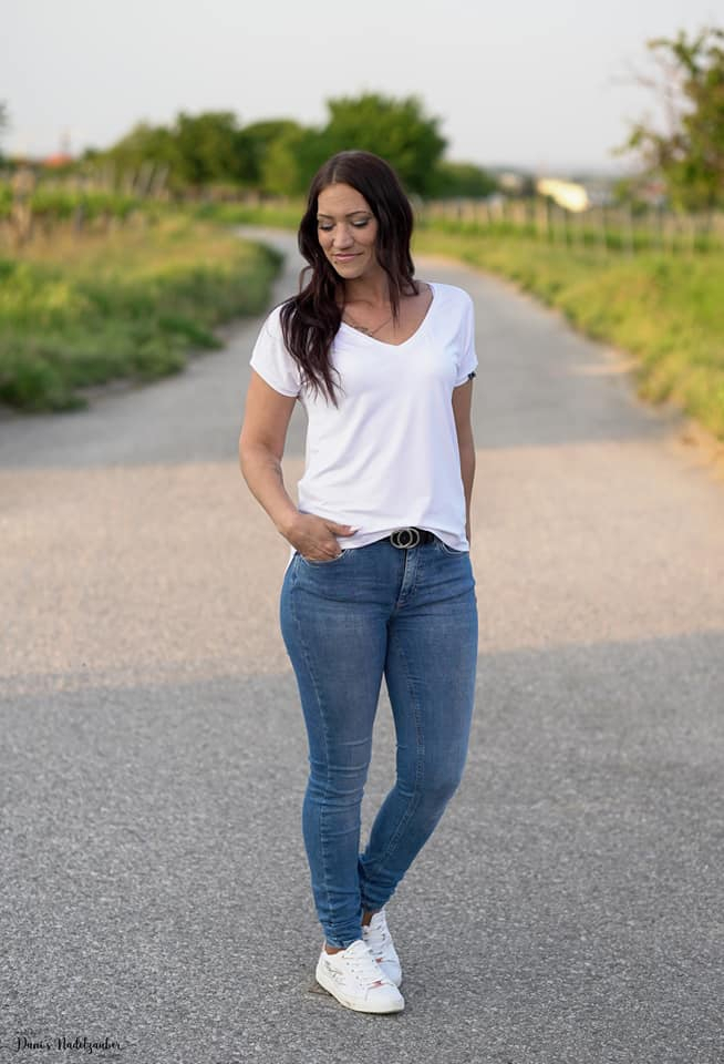 E-book drei eM's Damenshirt Freising + gratis plot, Duits