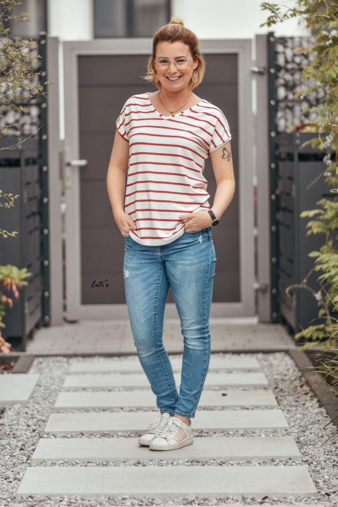 E-book drei eM's Damenshirt Freising + gratis plot, Duits