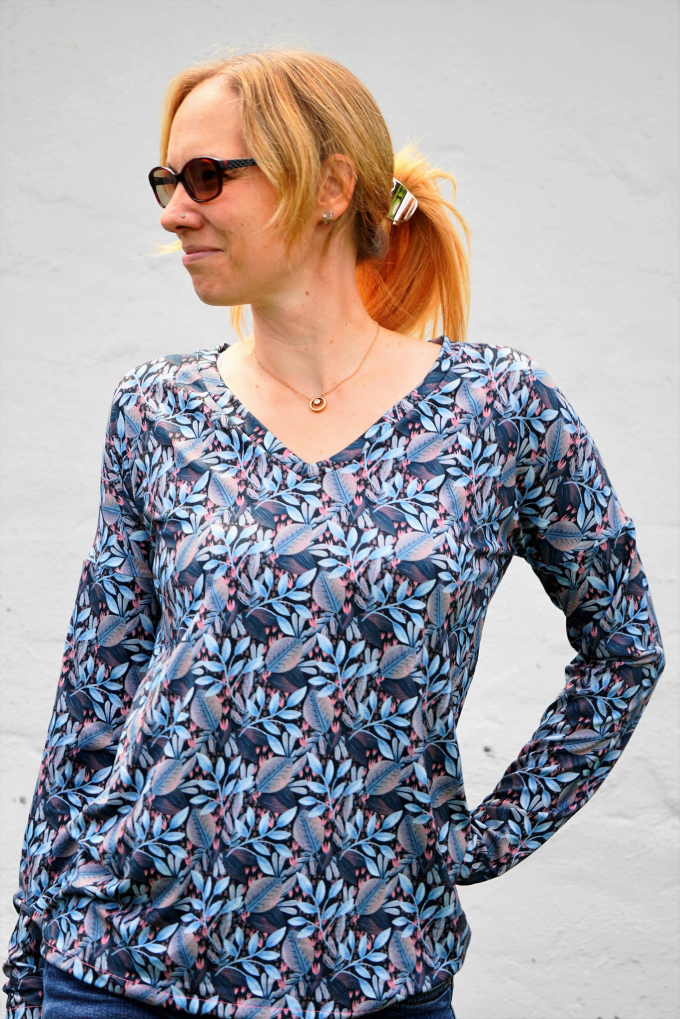E-book drei eM's Damenshirt Freising + gratis plot, Duits
