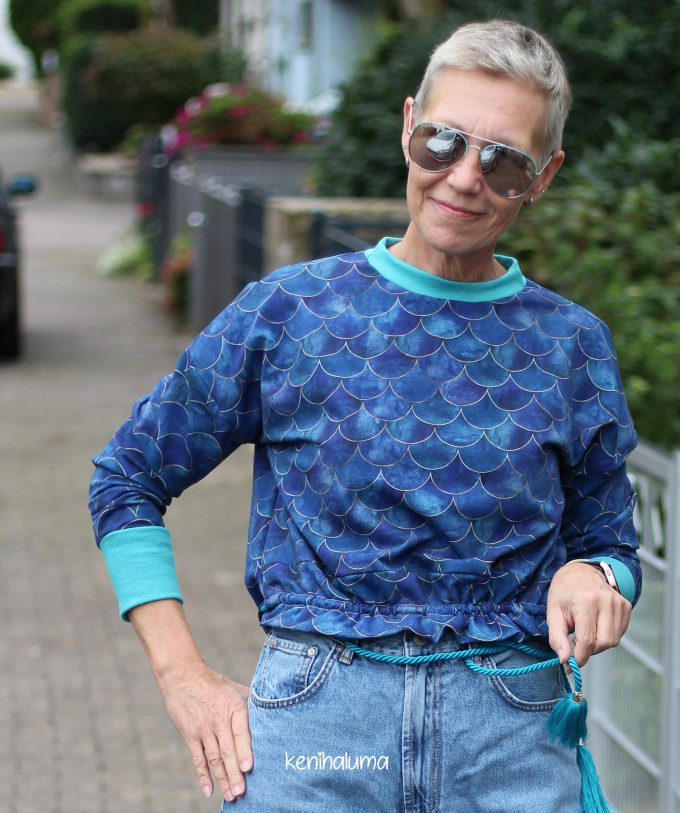 E-book drei eM's Ellgau Dames Hoodie, Duits