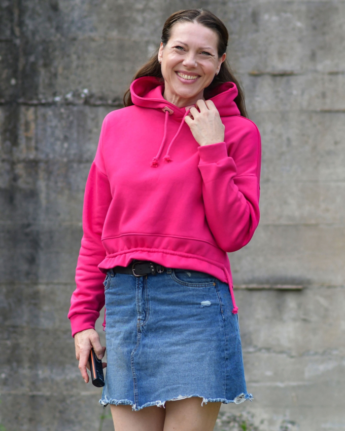 E-book drei eM's Ellgau Dames Hoodie, Duits