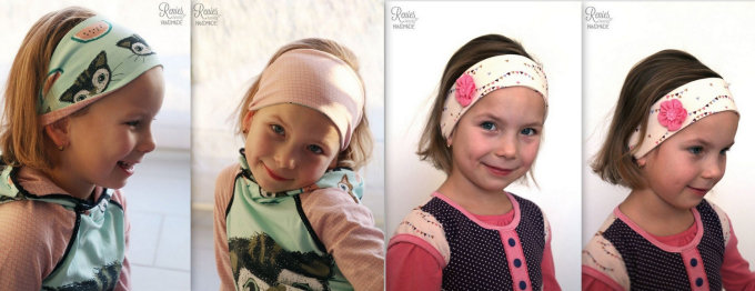E-Book drei eM's Haarband Nila incl. Tutorial Blume, duits