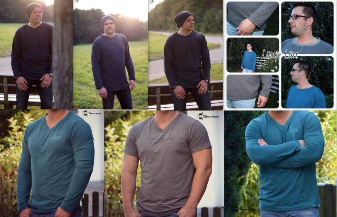 E-Book drei eM's Herenshirt Matteo + Plotterbestand Sprücheklopfer