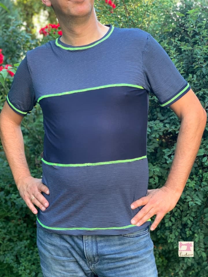 E-Book drei eM's Herenshirt Monza, duits