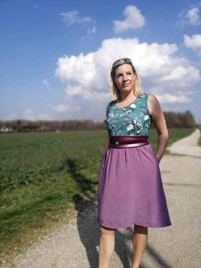 Patron robe femme pdf Scilla drei eM's, en allemand