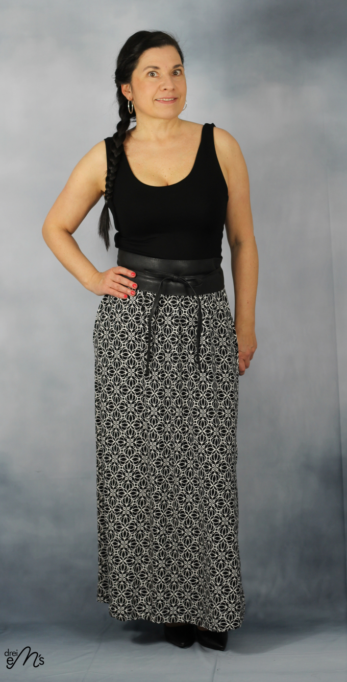 Patron robe femme pdf Scilla drei eM's, en allemand