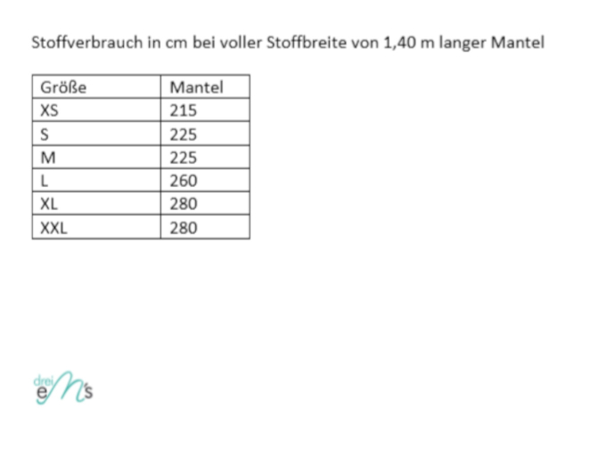 Patron veste femme pdf Padua drei eM's, en allemand