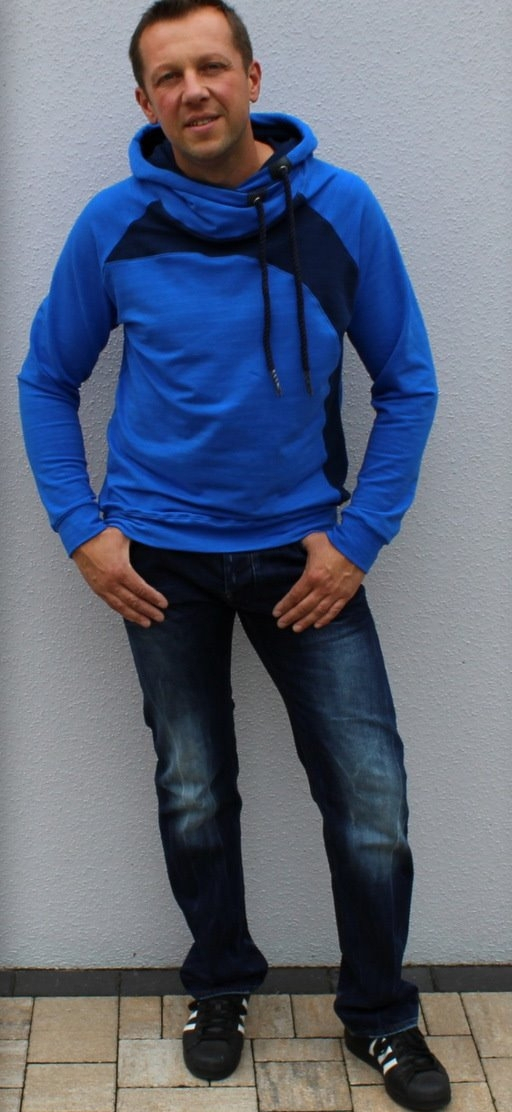 E-Book drei eM's Raglanhoodie Mailo, Duits
