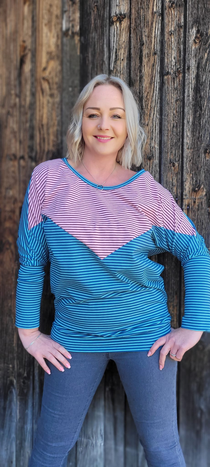 Patron t-shirt femme pdf Hemau drei eM's, en allemand