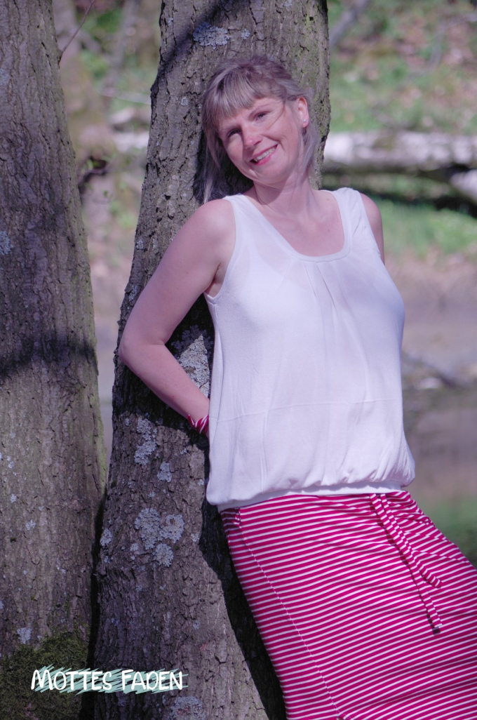 Patron top femme pdf Salento drei eM's, en allemand